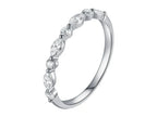 Anello Cyre-The Alterna diamante lab-grown oro bianco 18K vista frontale 