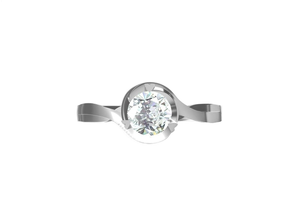 Anello Cyre-The Entwine (Diamante Lab-Grown)