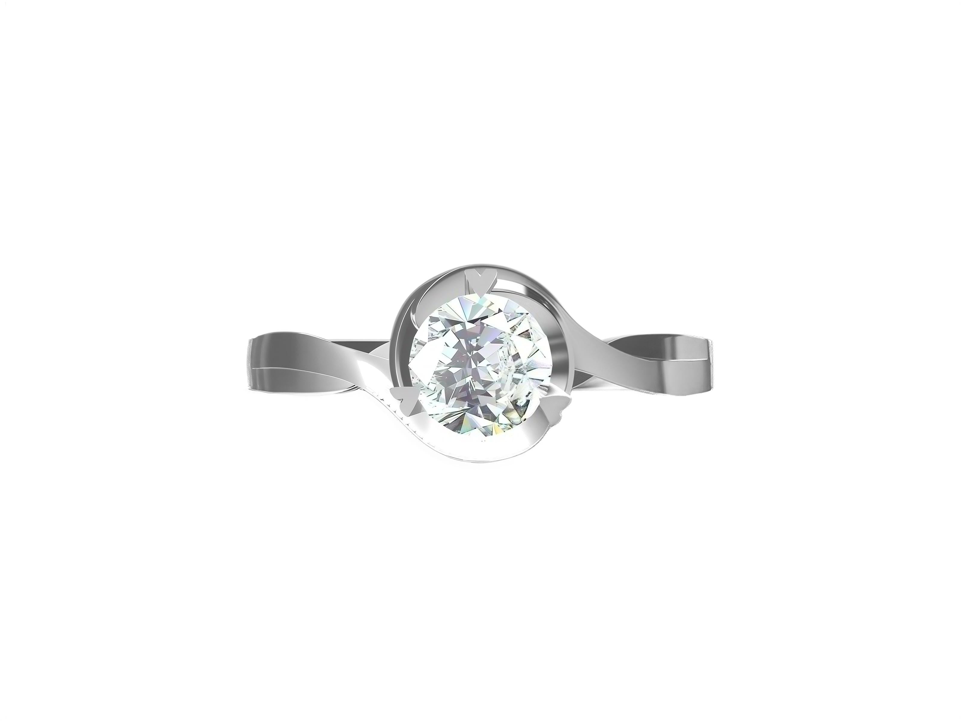 Anello Cyre-The Entwine (Diamante Lab-Grown)