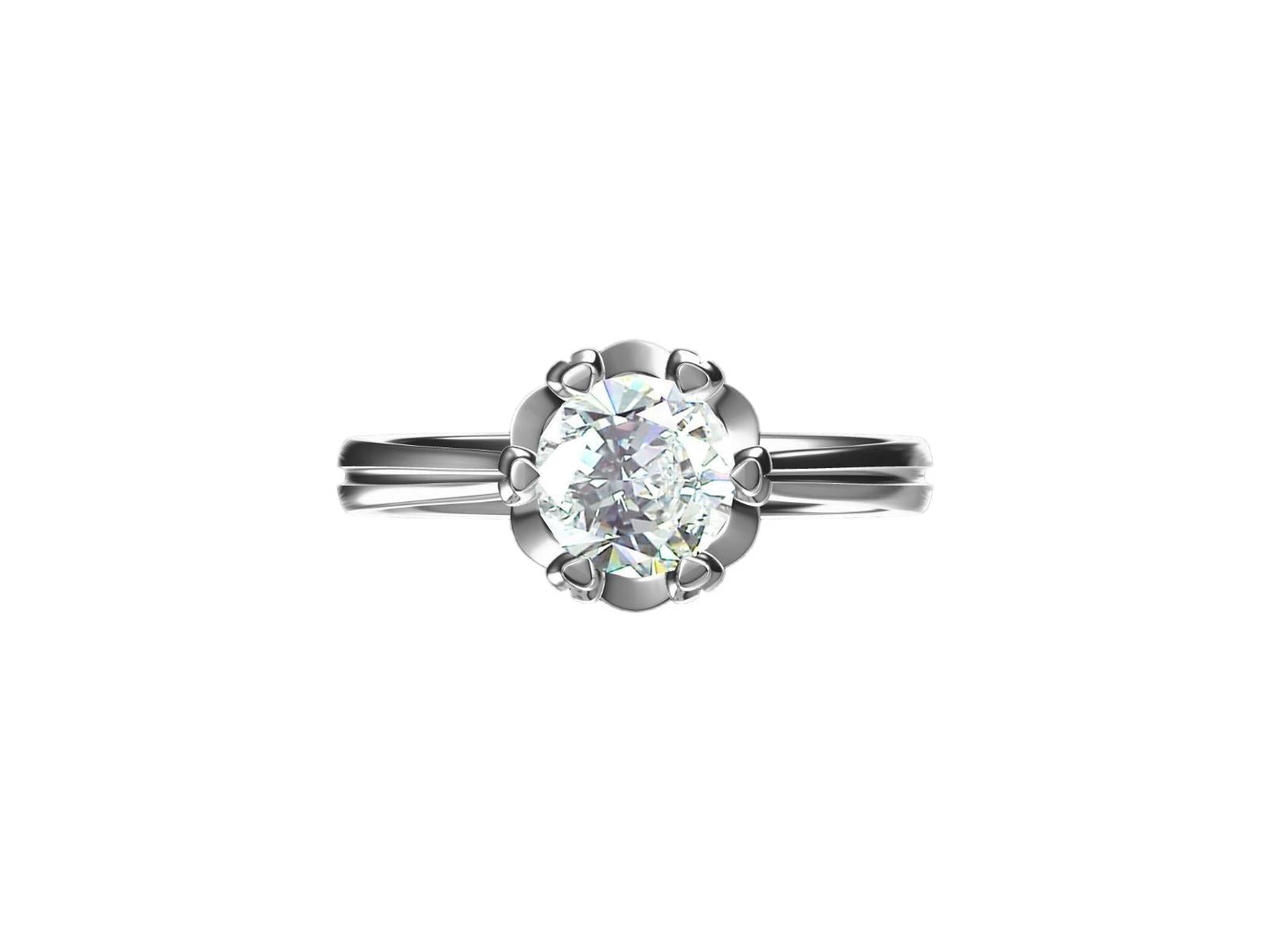 Anello Cyre-The Shadow Petals (Diamante Lab-Grown)