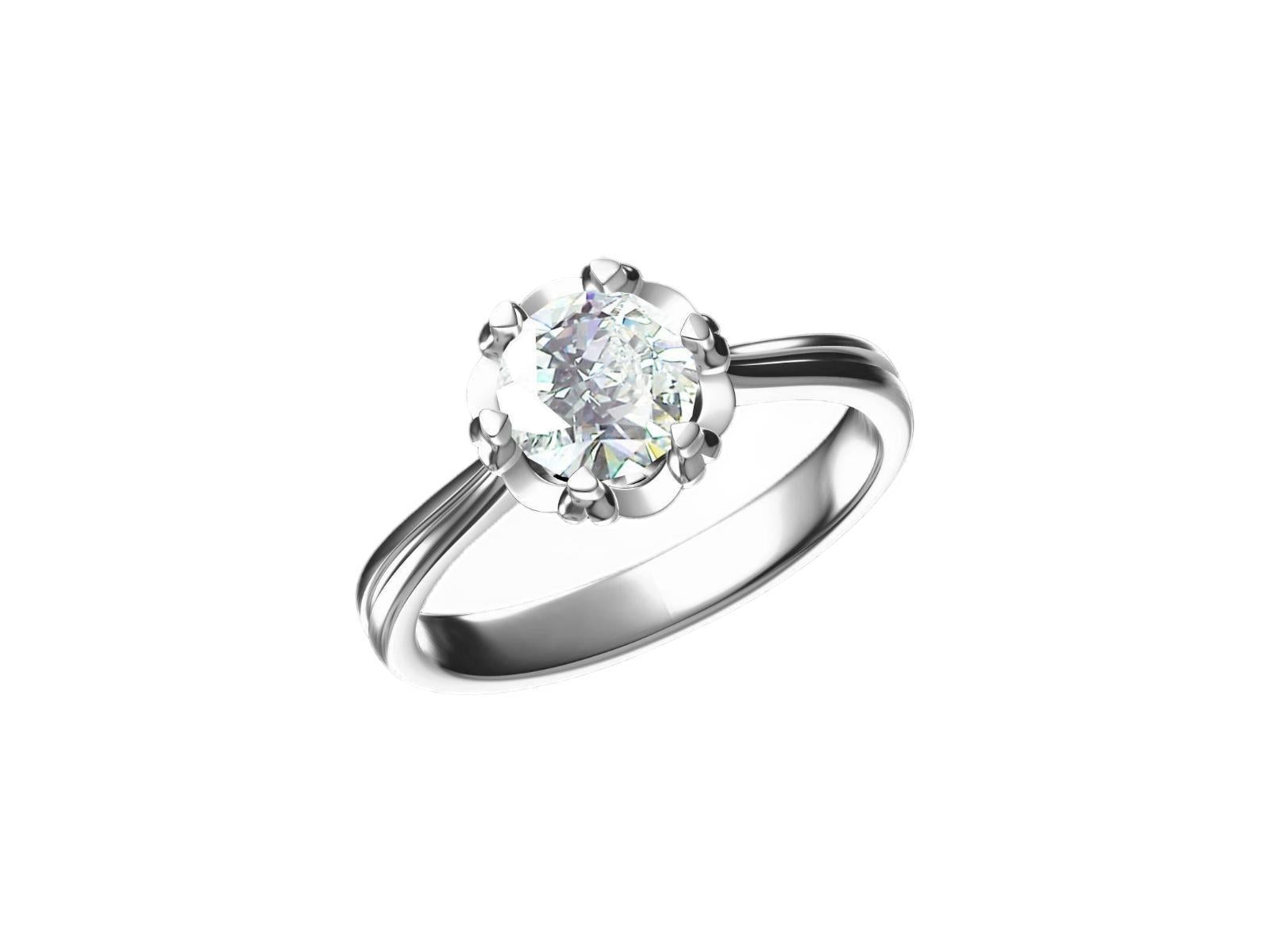 Anello Cyre-The Shadow Petals (Diamante Lab-Grown)