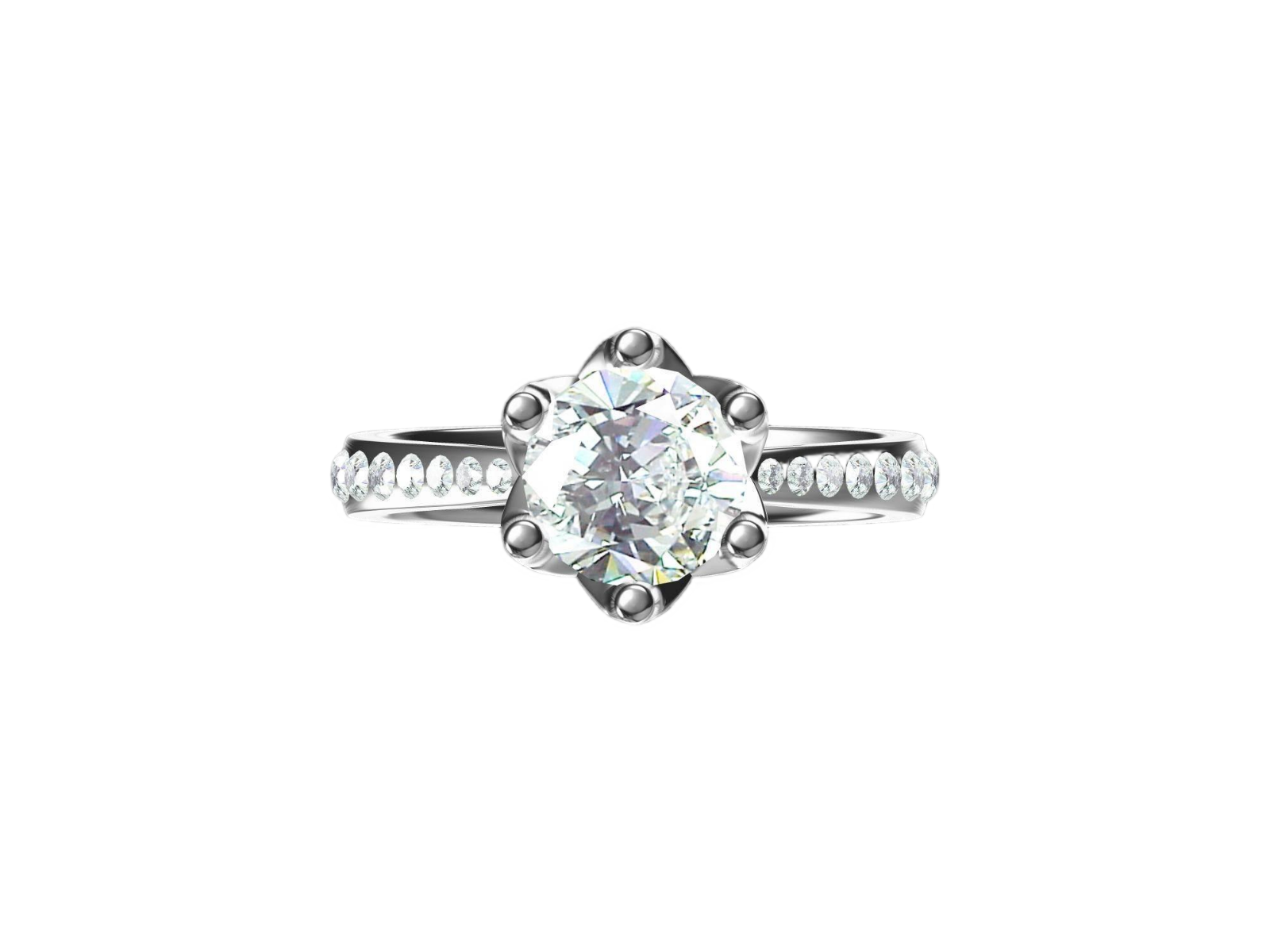 Anello Cyre-The Light Steps (Diamante Lab-Grown)