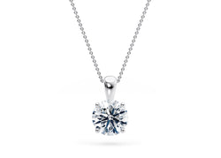 The First Sight lab-grown diamond necklace in Platinum — Cyrediamond
