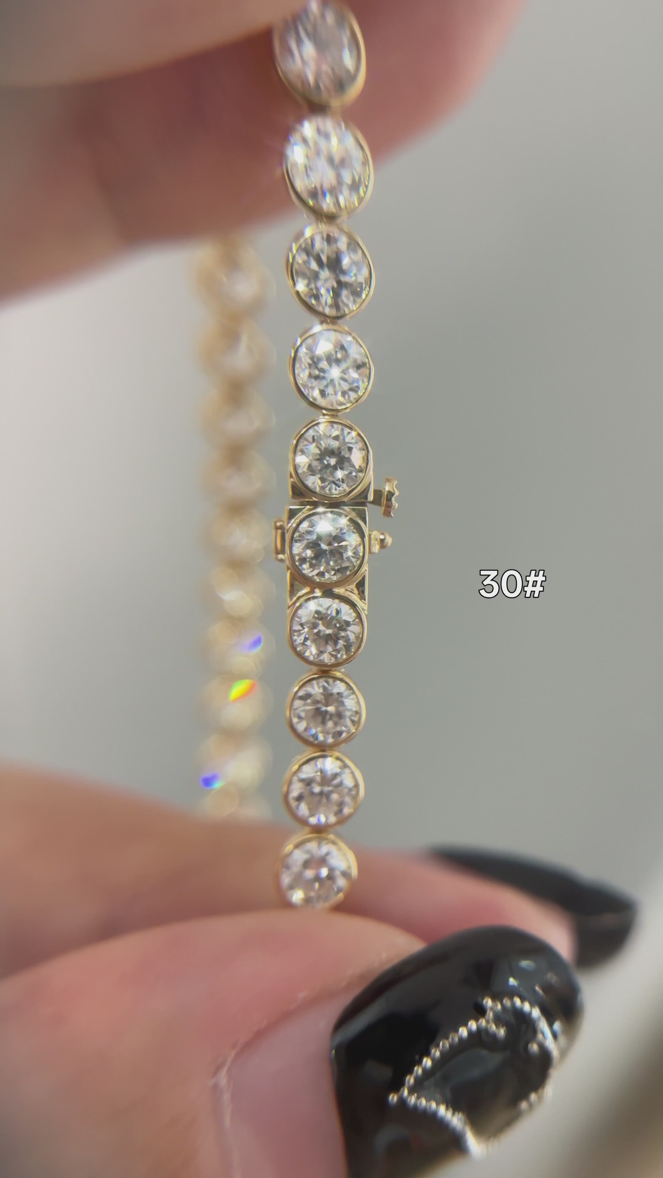 Cyre-The Orbit Tennis Bracelet (Lab-Grown Diamond)