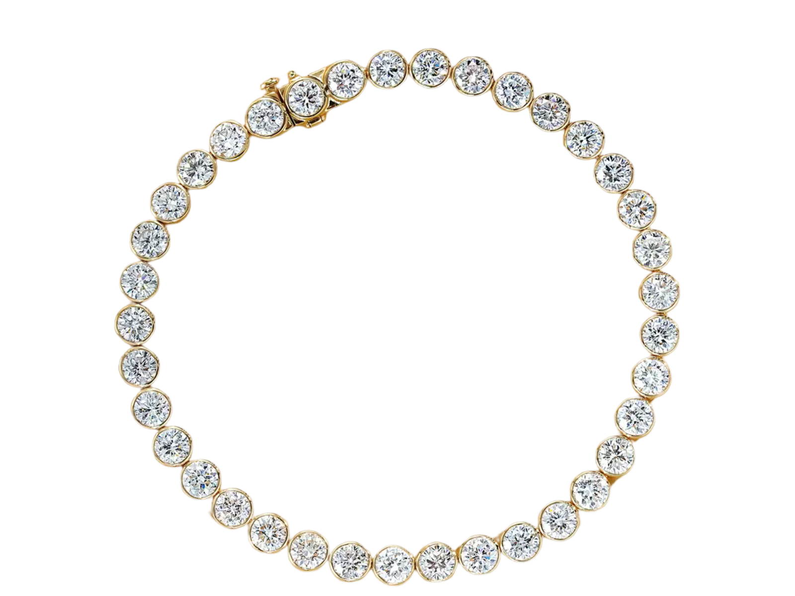 Bracciale Tennis Cyre-The Orbit Diamante Lab-Grown Oro Bianco 750 Cyrediamond
