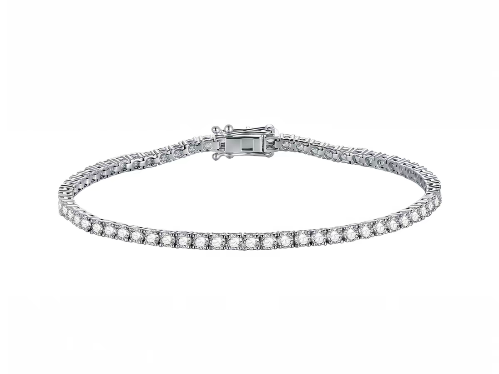 Bracciale tennis Cyre-The Shine dettaglio diamanti lab-grown - Cyrediamond